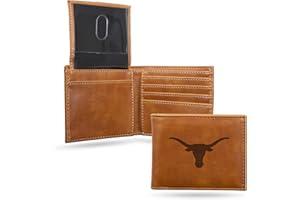 Rico Industries NCAA Laser Engraved Billfold Wallet Laser Engraved Bill-fold Wallet - Slim Design - Great Gift