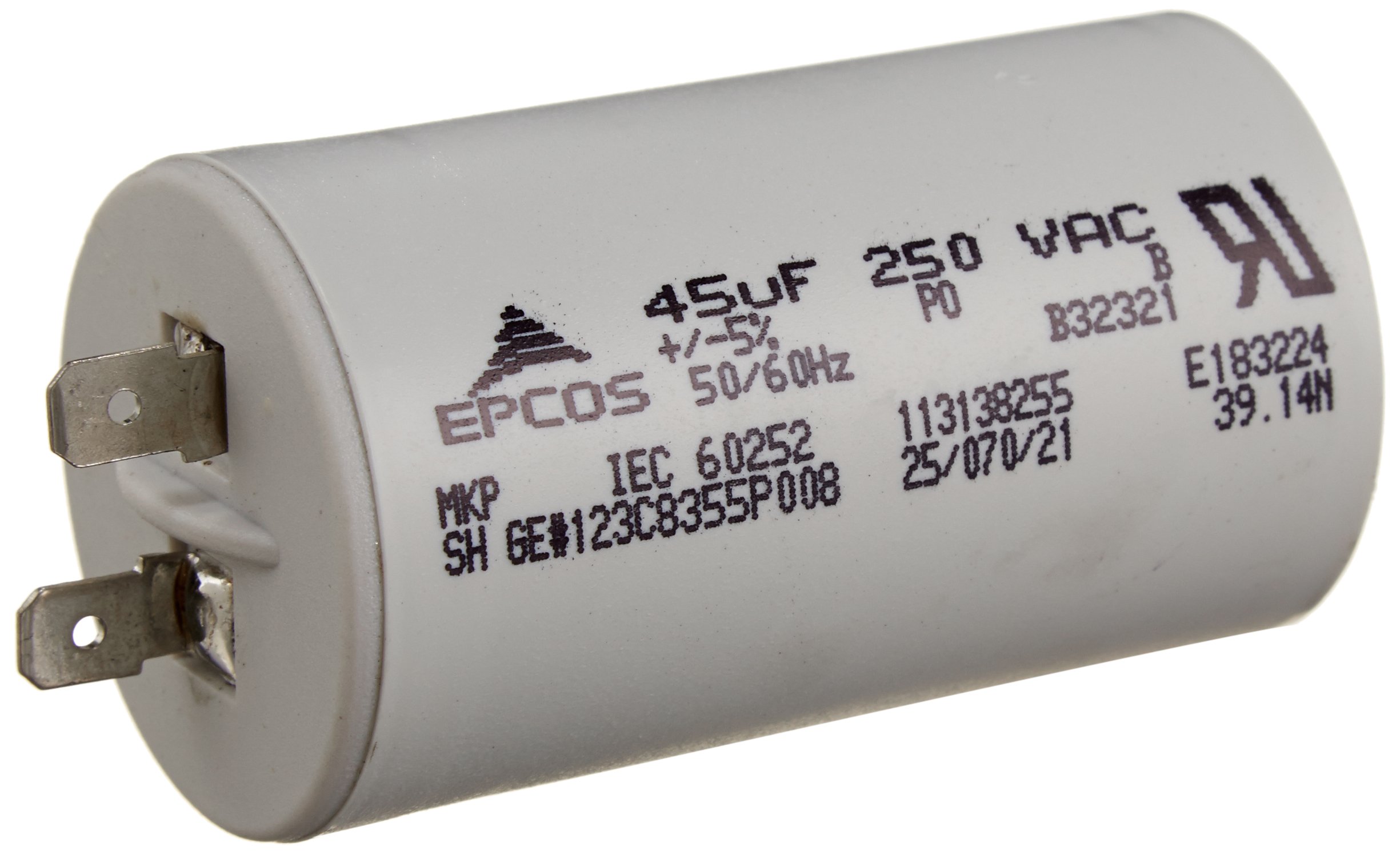 Photo 1 of GE WH12X10462 Genuine OEM Capacitor for GE Washing Machines