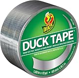Duck Tape Solid Colours Silver Chrome 48mm x 9.1m Brand Duck view 1