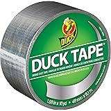 Duck 280621 Metallic Color Duct Tape, Chrome, 1.88 Inches x 10 Yards, Single Roll, 1.88" x 10 yd