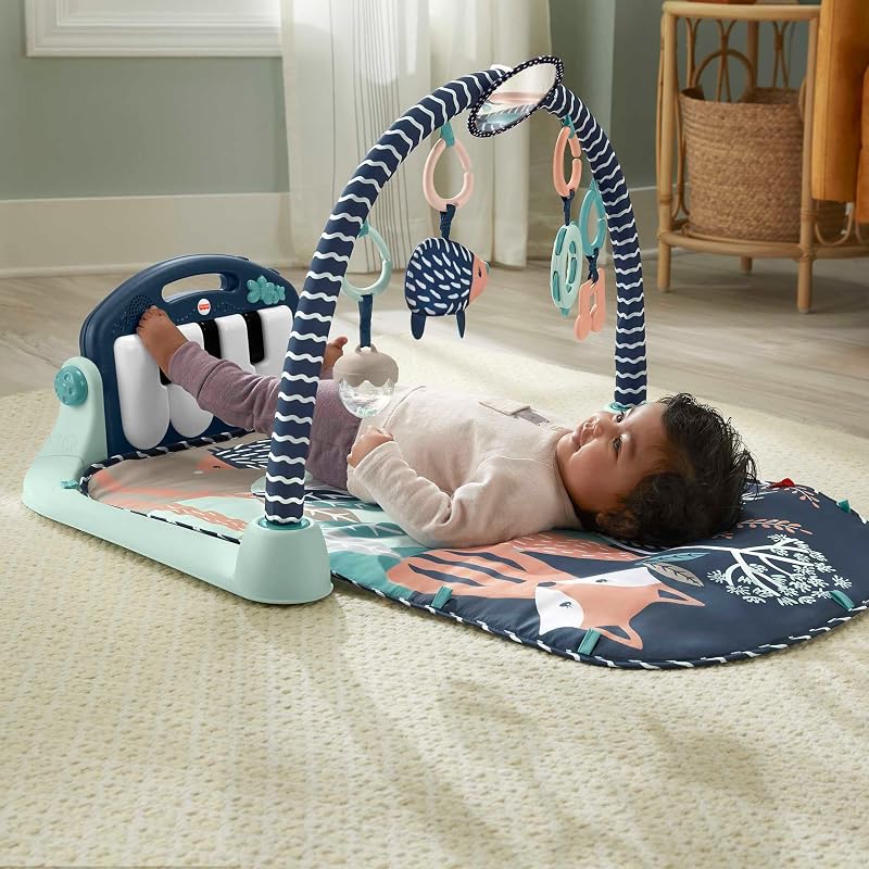Kick und Play Klavier Baby Gym, Navy Fawn