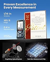 Laser Measure, DTAPE 165 Ft Digital Laser Distance