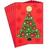Hallmark Christmas Cards, Christmas Tree (6 Cards with Envelopes)