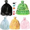 Handmade Doll Accessories-Clothing Sets - Fashion-Clothes - Dresses Including 5 Set 11.5 inch Wedding Dresses for 11'' -12'' Princess Dolls for Girls Birthday Present