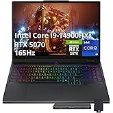 Lenovo Legion 5 15.1" WQXGA 165Hz Gaming Laptop, Intel i9-14900HX, 64GB DDR5, 2TB SSD, NVIDIA GeForce RTX 5070 8GB GDDR7, 24-Zone RGB Backlit Keyboard, Wi-Fi 7, Win 11, Black, 1TB Docking Station Set