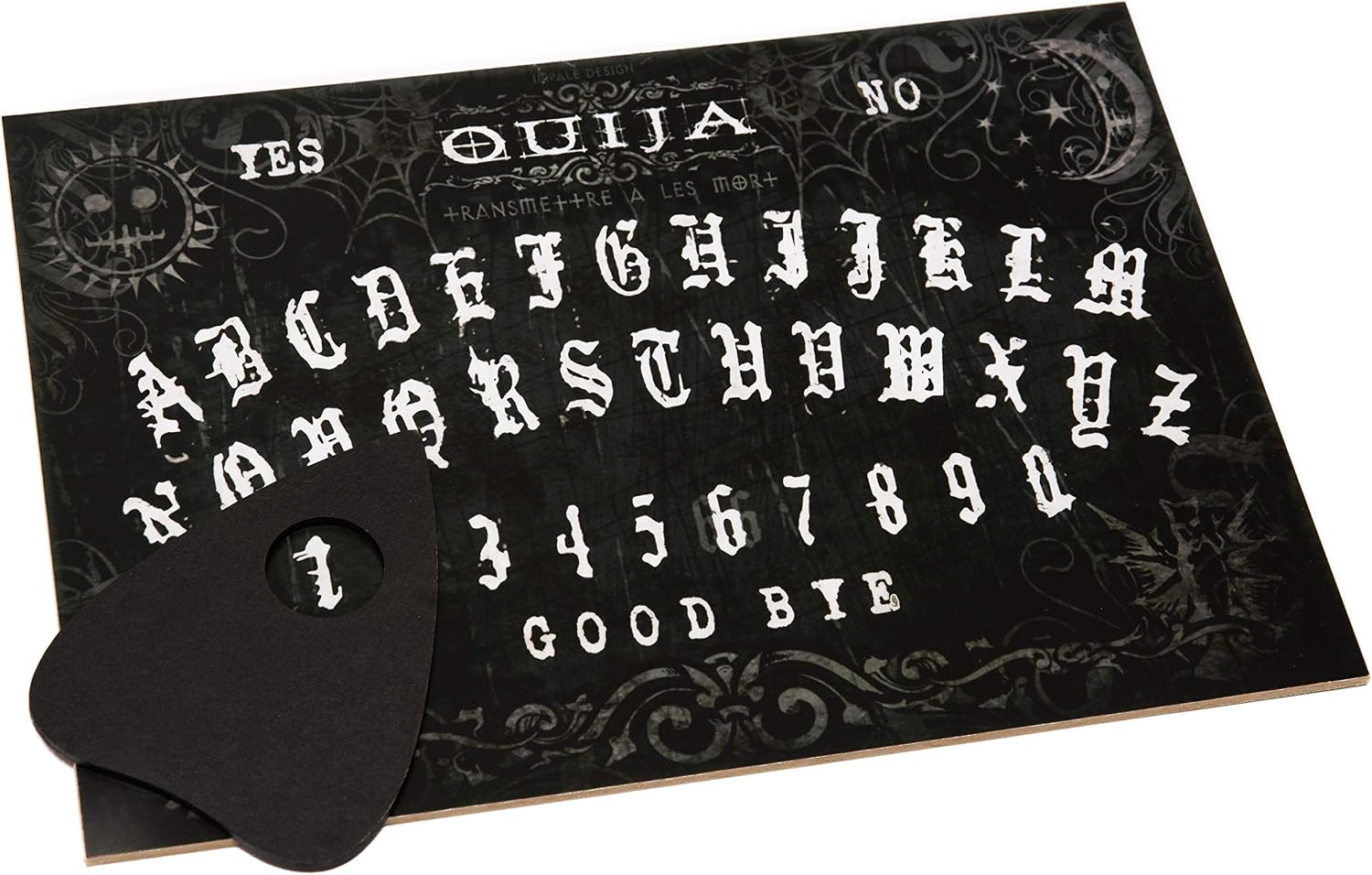 WICCSTAR Wooden black Ouija board game with planchette and detailed instruction, 30 cm x 21 cm x 0.6 cm - Image 5