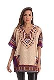 Riviera Sun Dashiki Tops for Women 21920-CRM-1X-2X