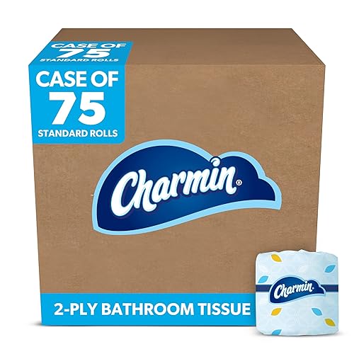 Charmin Commercial Bathroom Tissue, Septic Safe, Individually Wrapped, 2-Ply, White, 450 Sheets/roll, 75 Rolls/carton