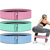 Enzoflex Resistance Bands for Working Out, Non-Slip Fabric Exercise Bands for Women and Men, Booty Elastic Bands for Legs and