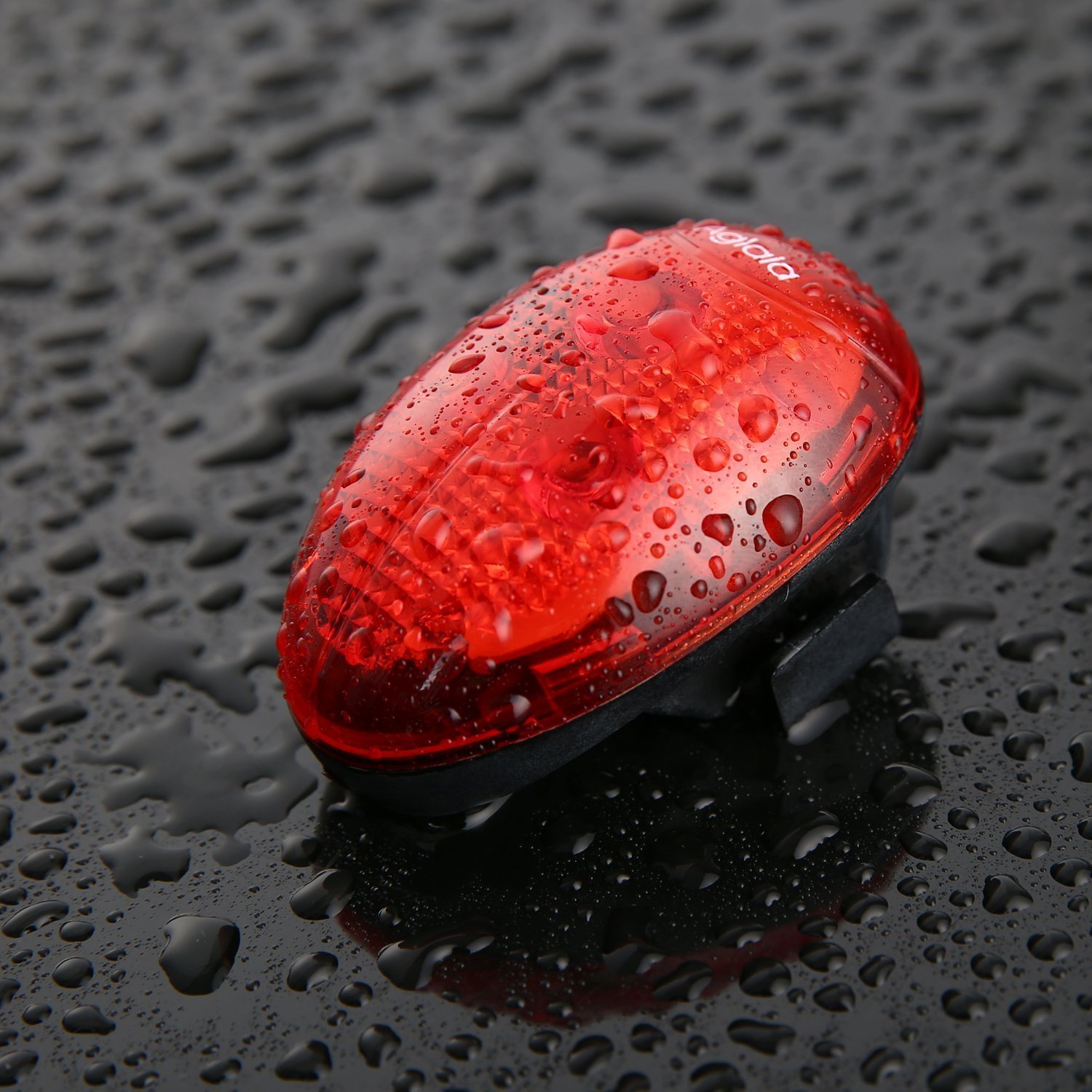 Bicycle Tail Light, Safety Rear Light Aglaia, 40 Lumen Waterproof IPX3 220 Beam Angle, Smart Modes with High Red Rear Brightness (Batteries Included)