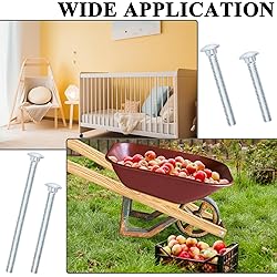 Wheelbarrow Handles Nut and Bolt Set, Carbon Steel
