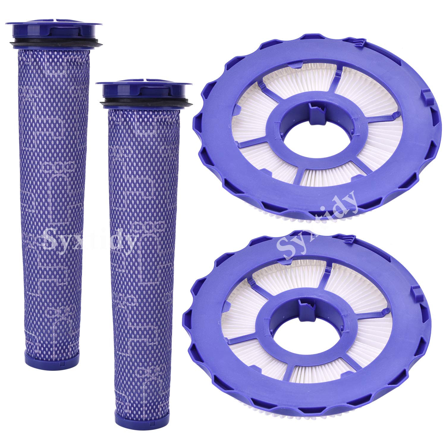 Syxtidy2 Pack Replacement Filter for Dyson DC40 Hepa Post Motor Filter&Pre-Motor Filter for Multi Floor,Animal,Compatible Part#923587-02,922676-01