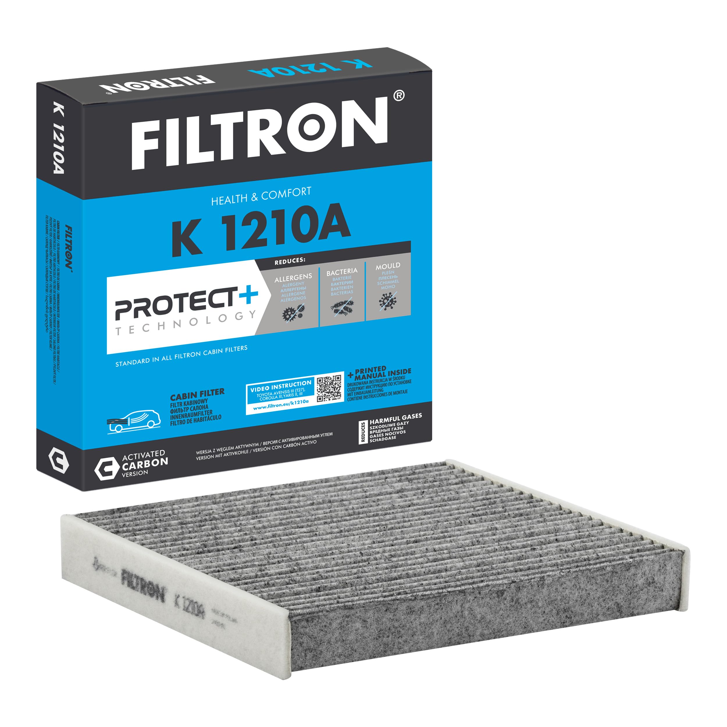 FILTRON K 1210A Cabin - for Cars + Commercial Vehicles