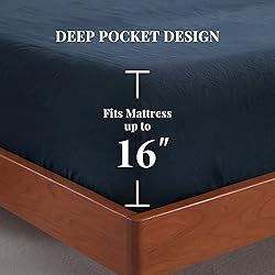 100% Pure French Linen Fitted Sheet Set 1 Fitted