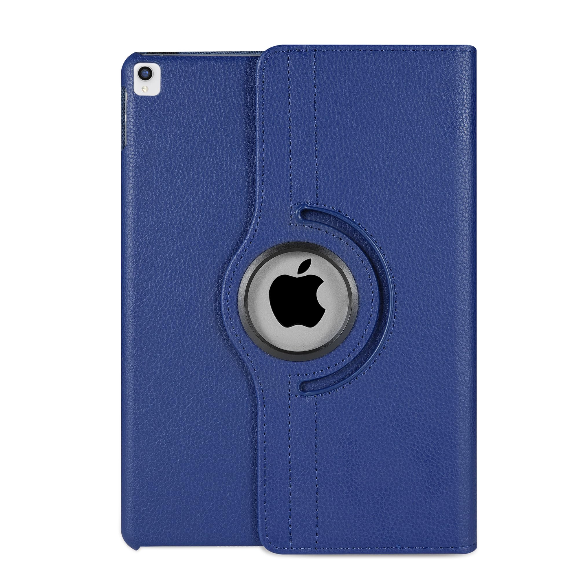 Leather Rotate 360° Stand Case For Apple iPad Air 3 2019 and iPad Pro 10.5 2017 GENERATION A1701 A1709 (BLUE)