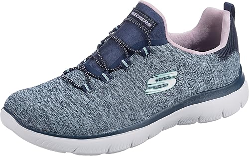 Skechers Summit - Quick Getaway Navy/Purple/Light Blue 6.5