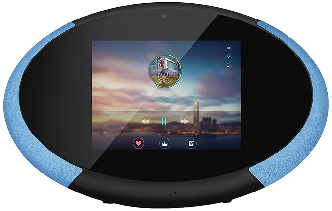 CocktailAudio Multiplay 8 tragbares Android 2.1 Streaming Soundsystem/Videoplayer/Tablet blau