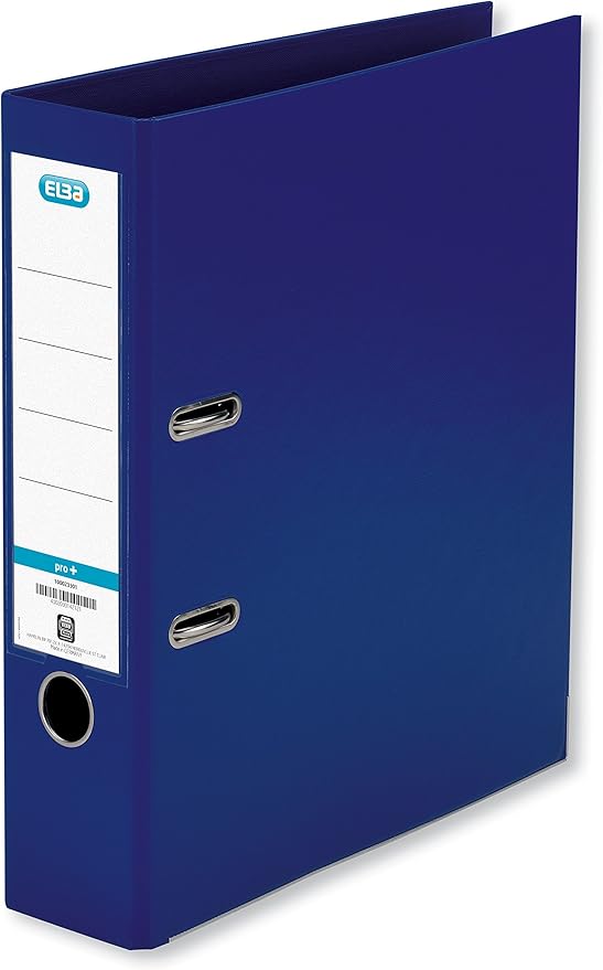 Elba, A4 Lever Arch Files, Blue, Plastic, 1 Folder Amazon.co.uk