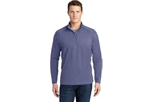 SPORT-TEK Men's Sport Wick Stretch 1/2 Zip Pullover
