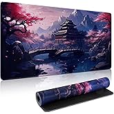 Yimomoyi Non Slip Mouse Pad, 90 x 40cm Mouse Mat Extended, Gaming Mousepad Waterproof, Desk Mat with Rubber Base, Desk Pad La