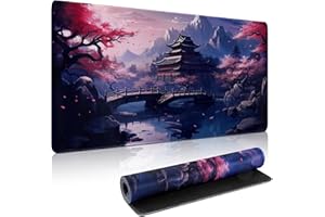Yimomoyi Non Slip Mouse Pad, 90 x 40cm Mouse Mat Extended, Gaming Mousepad Waterproof, Desk Mat with Rubber Base, Desk Pad La