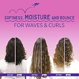 Aussie Bouncy Curls Shampoo 1L Sulfate-Free for Wavy Curly Coily Hair view 3