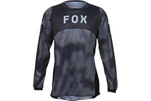 Fox Racing Youth 180 Motocross Dirt Bike Jersey, Black Taunt, Large