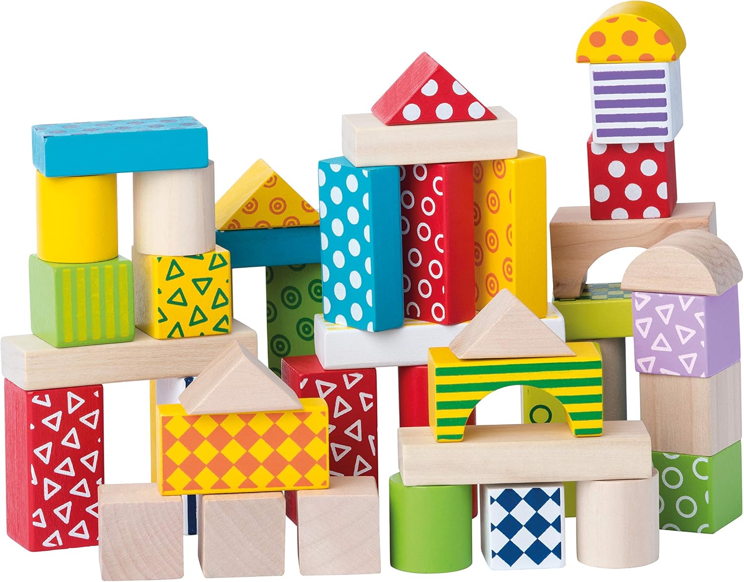 wooden blocks with shape sorting lid