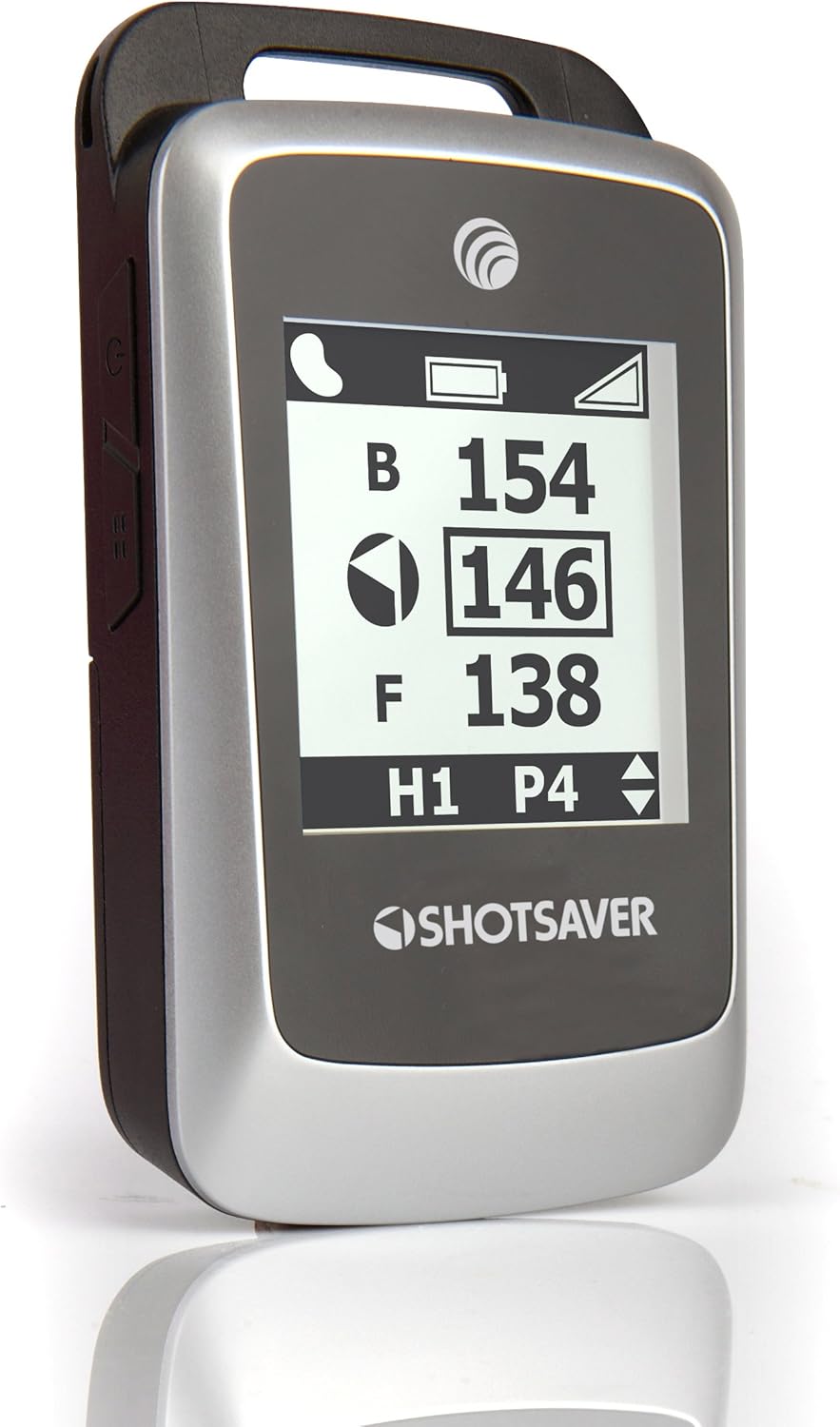 Shotsaver Golf GPS Rangefinder Silver/Black, Small Amazon.co.uk
