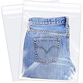 iMailer - 100 Count - 12" x 18" Clear Cellophane Bags Self Seal- Cello Large Resealable Plastic Poly Bags for Clothing, T-Shirts, Pants