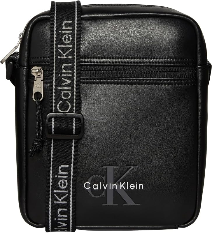 Herren Bold Logo Webbing Reporter Lv04d3418g Crossover, Schwarz (Schwarz), Einheitsgröße — Foto 4 von 4
