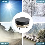 onlyfire 76cm Round Fire Pit Cover, Waterproof, Drawstring Closure view 5