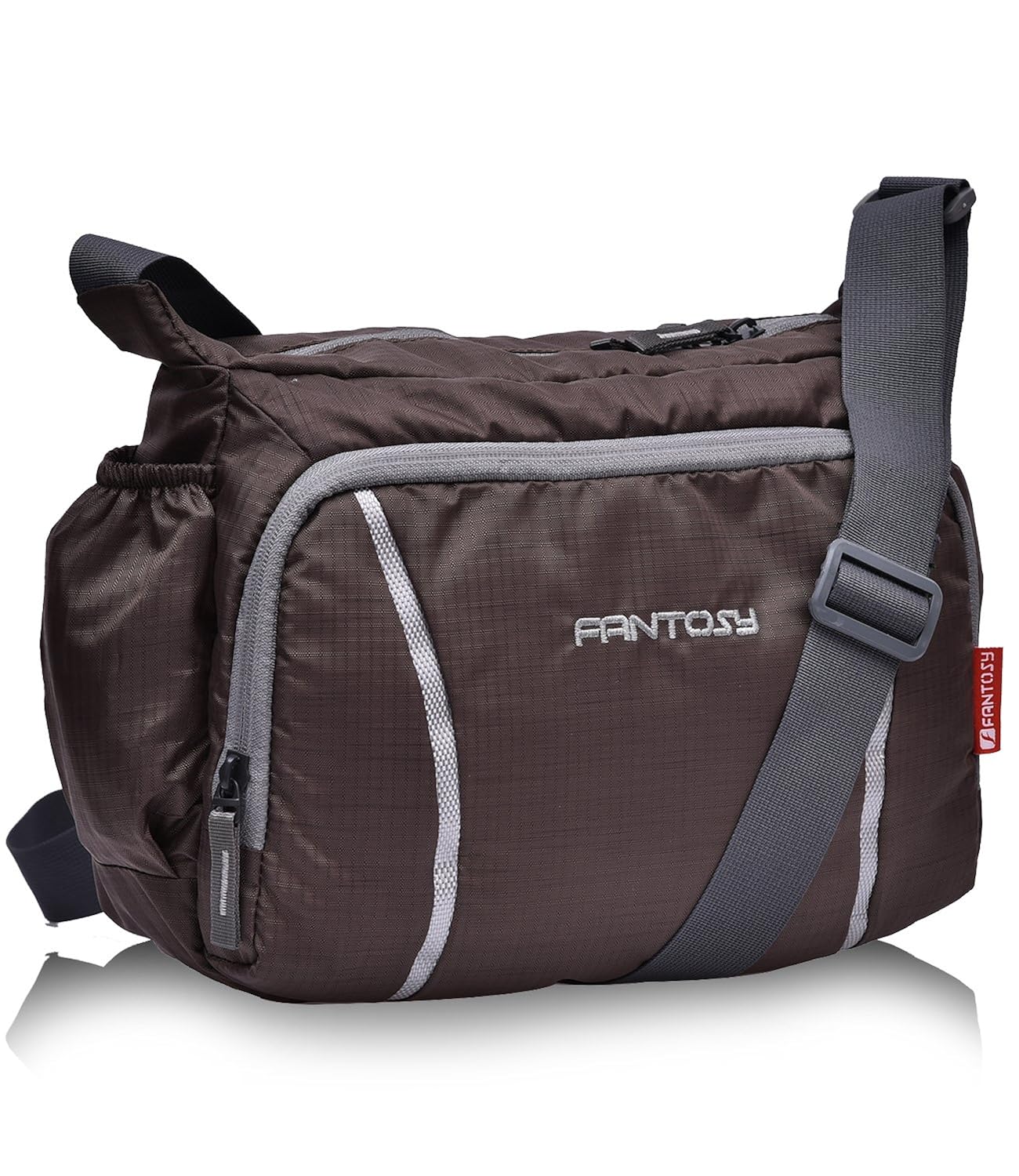 fantosy men grey polyester slingbag (mb-002)