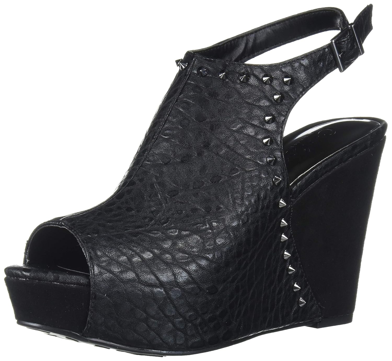 carlos santana black sandals