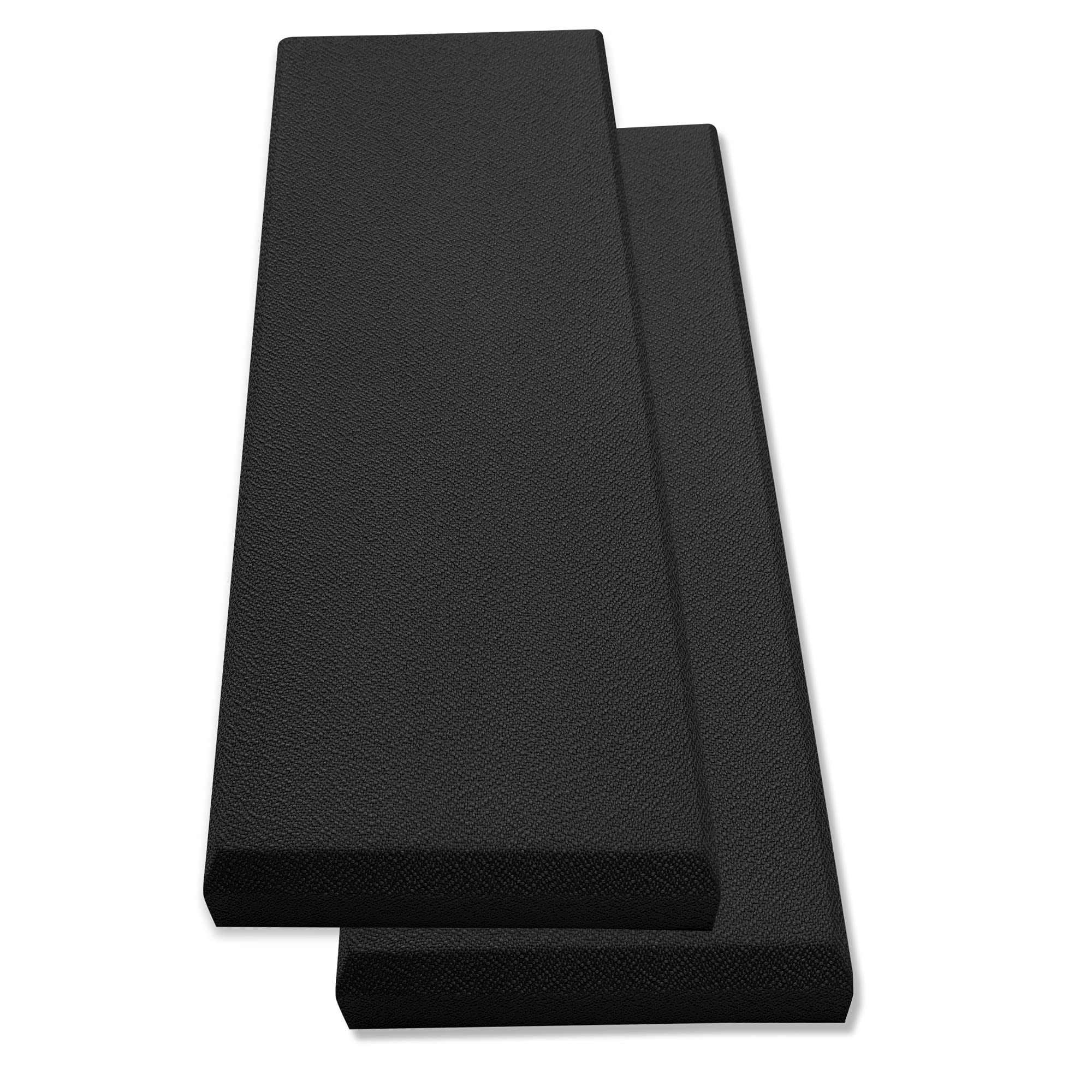 Panel Acustico fonoabsorbente profesional, 2Pcs Negro