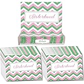 20 PC Pink and Green Sisterhood Notecards | Sorority Inspired | Blank Inside