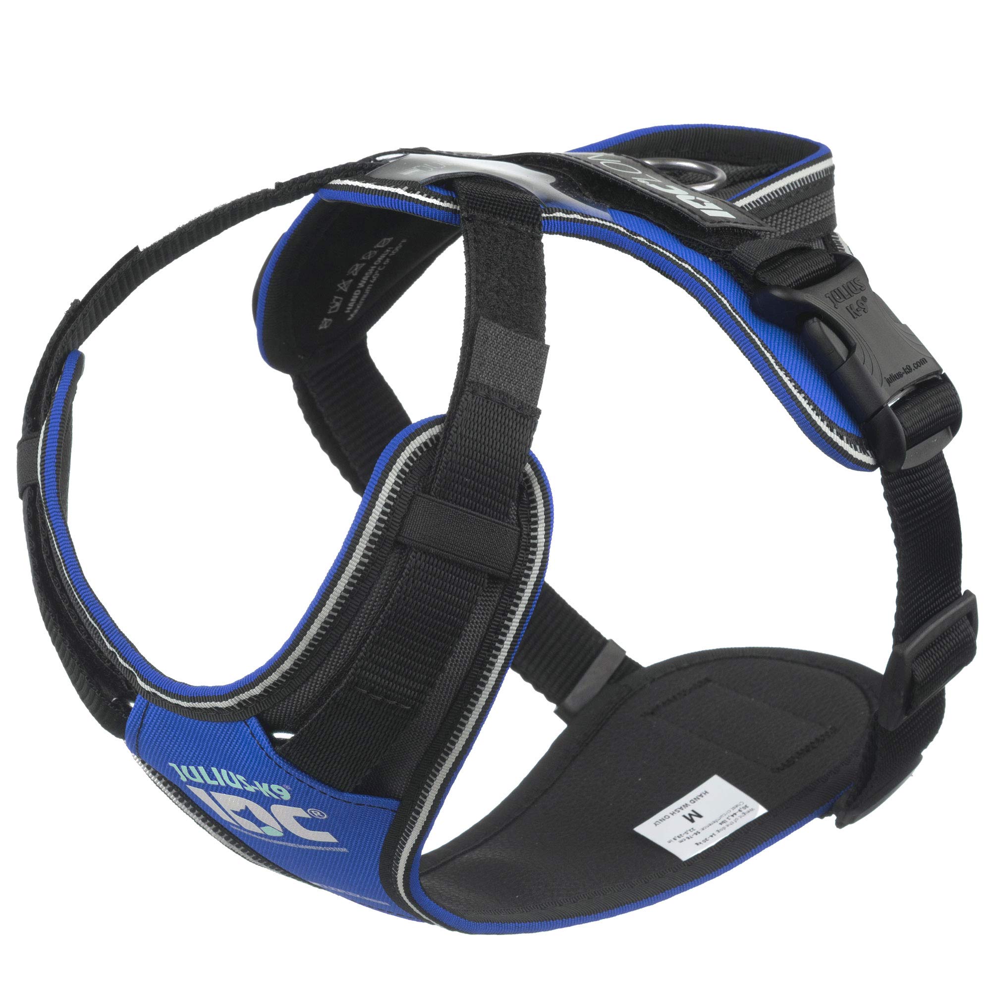 JULIUS-K9 IDC Longwalk Y-Harness, Blue-Gray, Size: M