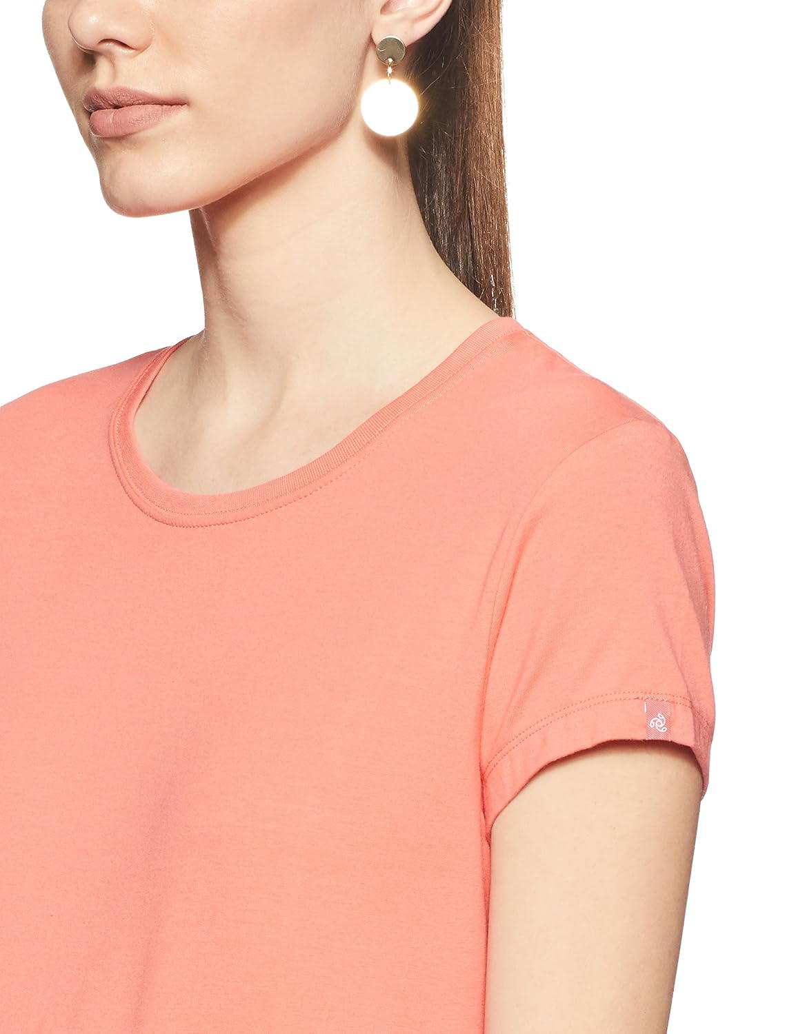 jockey women's cotton round neck t-shirt (1515-0105-blpnk_pink_medium)