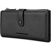 Montana West Women's Wallet Bifold RFID Blocking Wallets Large Capacity Card Holder Wallets with Zipper Coin Pocket