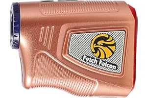 Fetch Falcon LCD Laser Golf Rechargeable Range Finder (Third Generation, 6X Maganification High Precision, Slope Mode with Sc