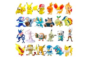 KMCIA 21pcs Toys Mini Action Figures for Boys Girls, Party Favor Kids Toys Cake Toppers Collection Playset, Ornaments Toys Supplies, Birthday Party Decorations