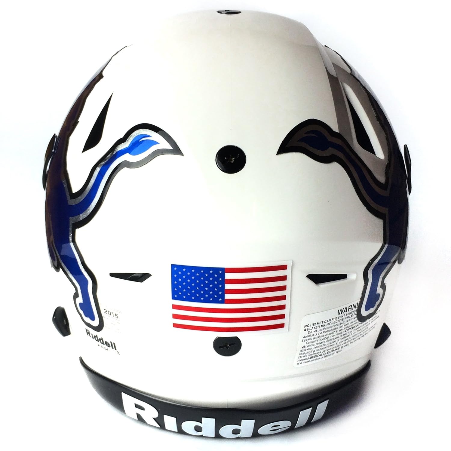 American Flag Football Helmet Visor