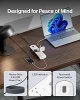 Belkin 8-Outlet Extension Lead with USB 2x 2.4A USB Ports 2m Surge Protected view 6