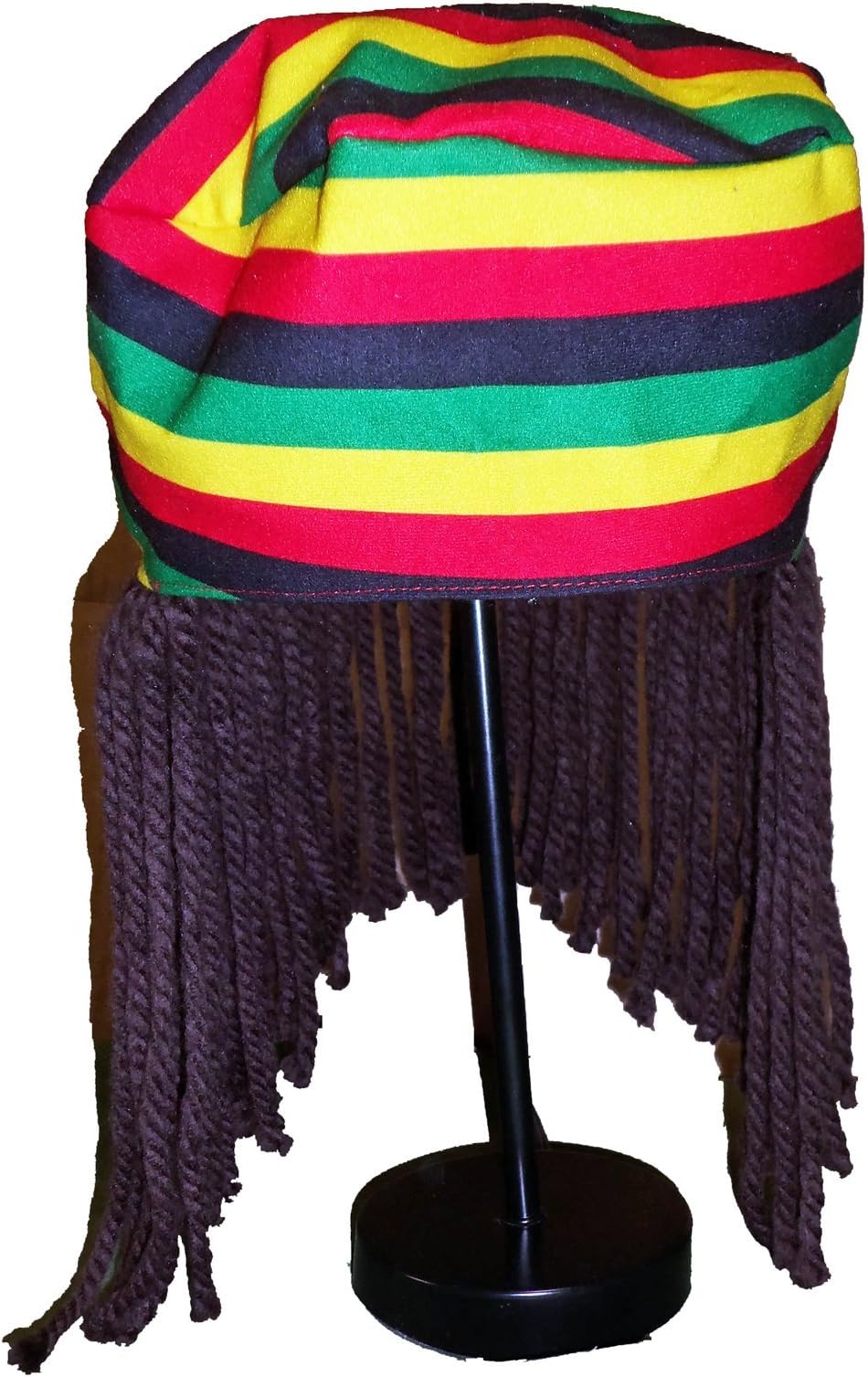 Jamaican Colors Rastafarian Dreadlock Rasta Funny Novelty Oversized Beanie Hat