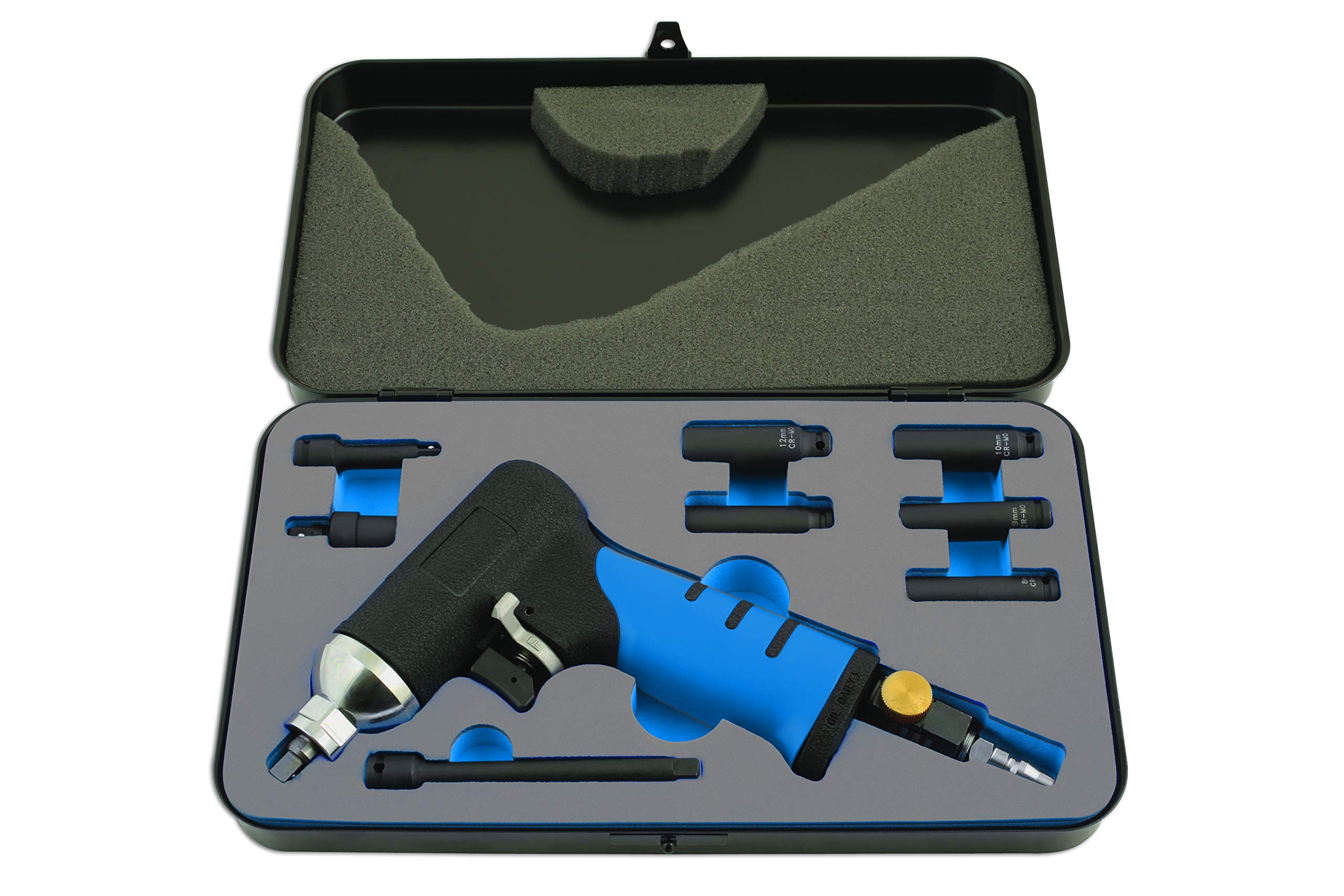 Laser 6035 Impact Glow Plug Removal Kit 9pc, Blue