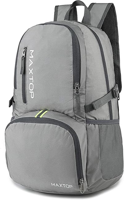 MAXTOP 40L Lightweight Packable Backpack Water Resistant Men Women Kids