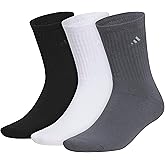 adidas mens Cushioned Comfort Crew Socks (3 Pairs) Super Soft & Cozy