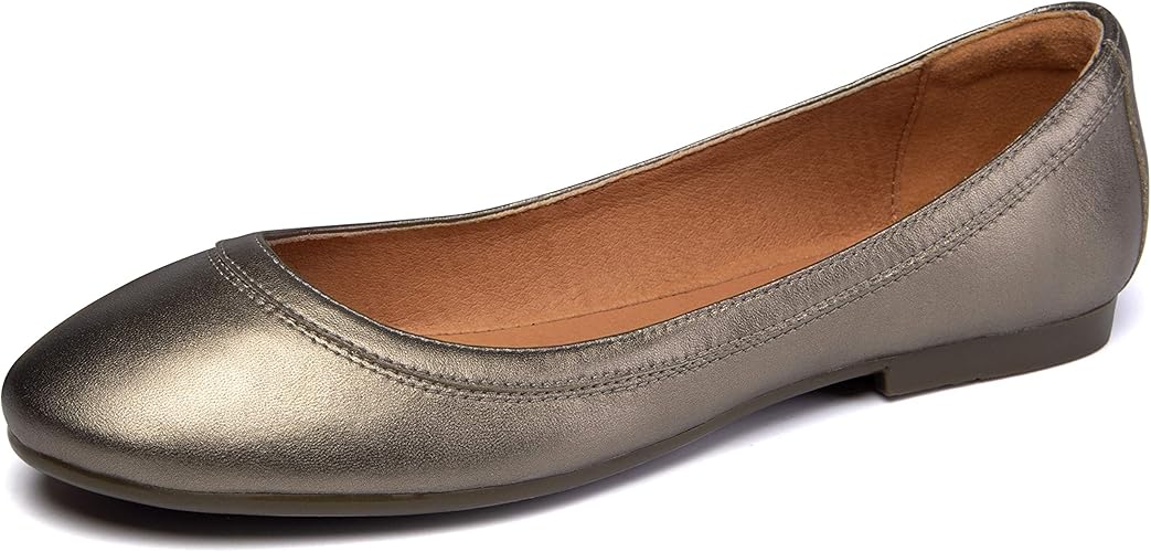 lambskin ballet flats