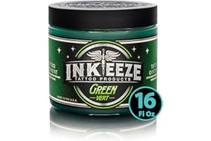 INK-EEZE Tattoo Products Green Glide Tattoo Ointment 16 oz.