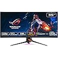 ASUS ROG Swift PG35VQ 35” Curved HDR Gaming Monitor 200Hz (3440 x 1440) 2ms G-SYNC Ultimate Eye Care DisplayPort HDMI USB Aur